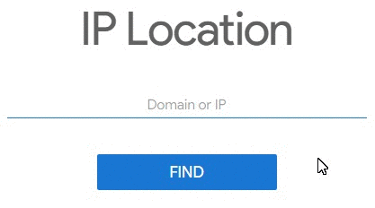 Localisation d'IP